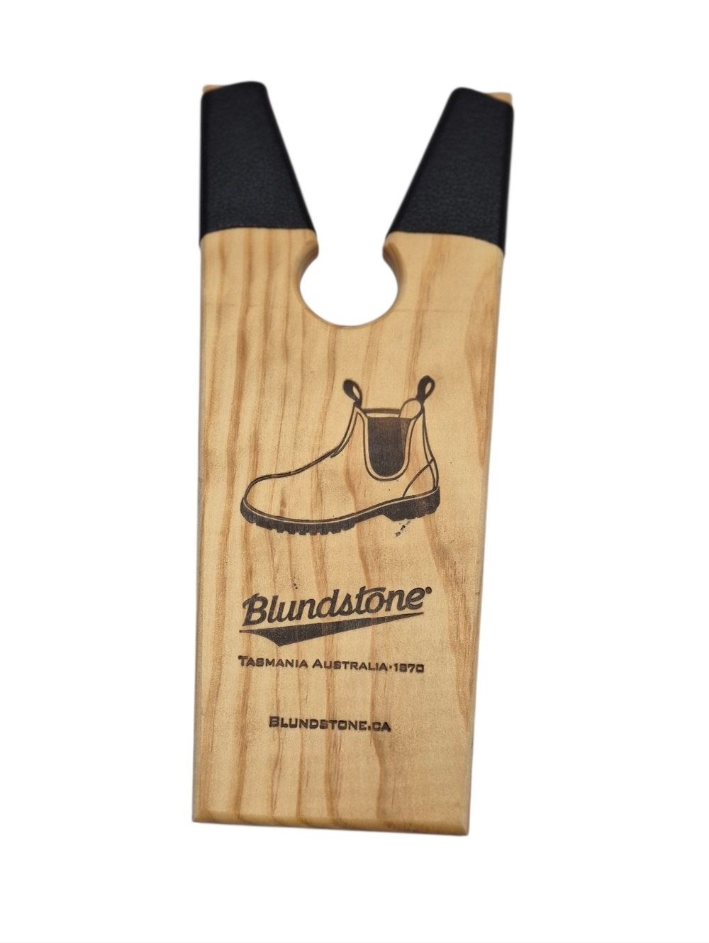 Blundstone Wood Boot Jack with Black Heel Tips